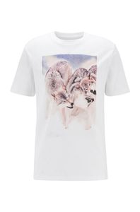 Boss Regular-fit T-shirt with PVC-free photographic print Style Tomio 4 - 50439038