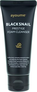 AYOUME Пенка для умывания и глубокой очистки с черной улиткой BLACK SNAIL PRESTIGE FOAM CLEANSER 60 мл