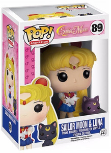 Фигурка Funko POP Animation: Sailor Moon – Sailor Moon + Luna (9,5 см)