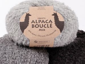 Пряжа Drops Alpaca Boucle