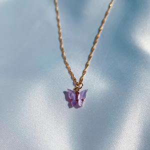 Lily Lilac Necklace