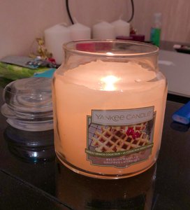 Свечка yankee candle бельгийская вафля