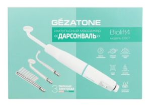 Gezatone Дарсонваль для лица и волос c 3 насадками Biolift4 D307