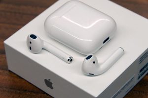 Беспроводные наушники Apple AirPods 2 (с зарядным футляром)