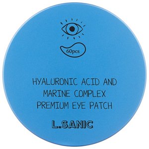 L'Sanic Гидрогелевые патчи Hyaluronic acid and marine complex premium eye patch