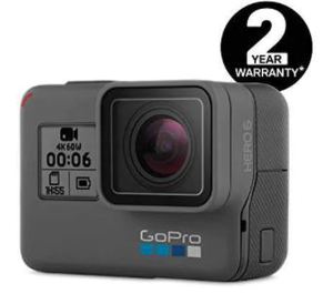 GoPro camera + underwater case