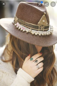 Шляпа в стиле бохо