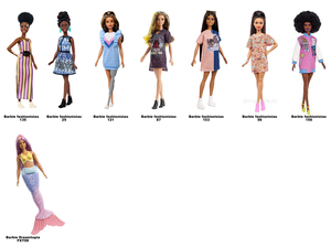 Barbie fashionistas