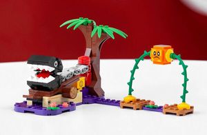 Конструктор LEGO Super Mario 71381 Дополнительный набор Кусалкин на цепи - встреча в джунглях