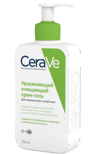 CeraVe очищающий гель для лица и тела