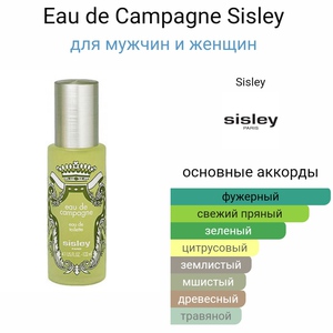 Eau de Campagne Sisley