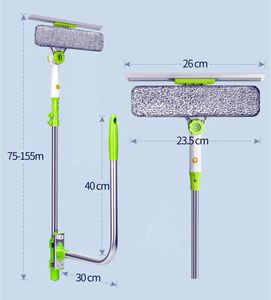 Швабра для окон с телескопической ручкой