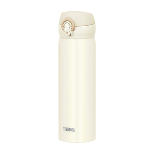 Thermos JNL-504 CRW Vacuum Insulated Portable Mug, One-touch Open Type, Cream White