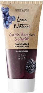 Oriflame Love Nature Dark Berries Face Scrub