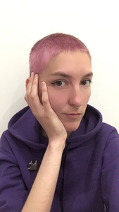 Pink hair