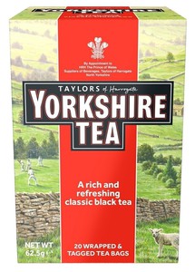 Чай черный пакетированный Йоркшир 20 пак Yorkshire Tea