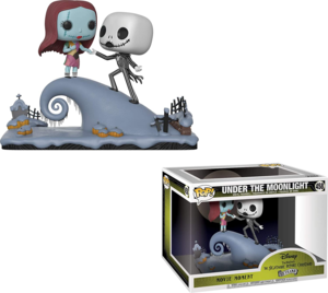 Movie Moment: Nightmare Before Christmas - Jack and Sally On The Hill Collectible Figure, Multicolor