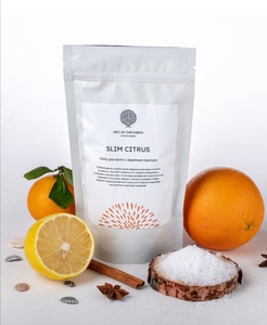 Соль для ванн с маслом апельсина и лимона SLIM CITRUS