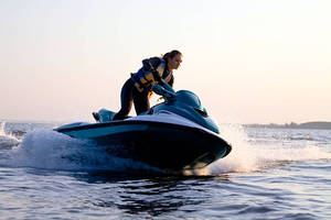 Hydrobike riding