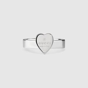 Кольцо с элементом в виде сердца Gucci