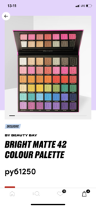 Bright Matte 42 Colour Palette