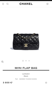 Chanel  mini flap