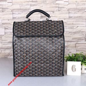 Goyard Goyardine Saint-leger Soft Briefcase Backpack Black