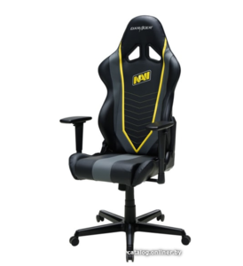 Кресло DXRacer Natus Vincere OH/RZ60/NGY (черный/серый/желтый)