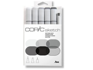 Набор маркеров Copic Sketch 'Sketching Grays' 6 штук