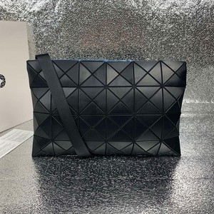 BAO BAO ISSEY MIYAKE LARGE LUCENT BASIC CROSSBODY BAG MATTE BLACK