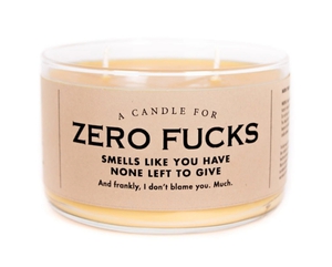 A Candle for Zero Fucks