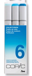 Набор маркеров Copic Sketch 'Color Fusion 6'