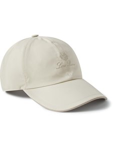 Loro Piana White Baseball Cap