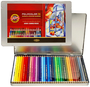 Набор цветных карандашей Koh-I-Noor Polycolor 24 шт