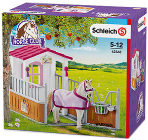 Schleich 42368 Набор Стойло с кобылой Лузитанской породы