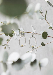 Подвесы для серёг битые с латунной сонеткой от tolstaya jewelry
