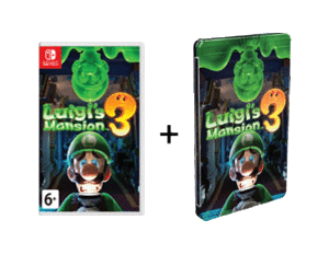 Luigis Mansion Steelbook edition Switch