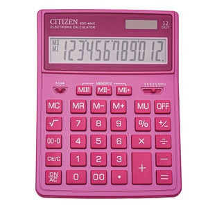 Большой розовый калькулятор