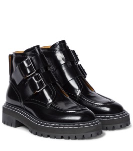 Proenza Schouler Leather Biker Boots