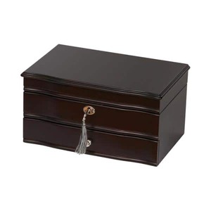 Jewelry Box Davina Mahogany Wooden Mele & Co