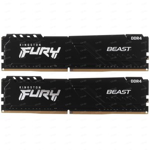 Оперативная память Kingston FURY Beast Black [KF432C16BBK2/16] 16 ГБ