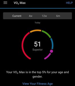 Garmin VO2 Max