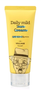 Village 11 Factory Солнцезащитный крем Daily Mild Suncream SPF 50+