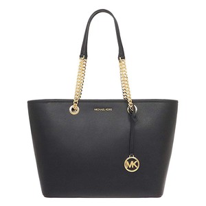 MICHAEL Michael Kors Shania Large Leather Tote Black