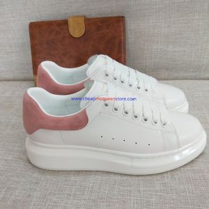 Alexander Mcqueen Oversized Sneakers With Suede Heel Pink