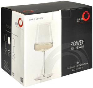 Набор бокалов для белого вина 6шт. хрустальные 402мл Stolzle Power White Wine 1590002/6