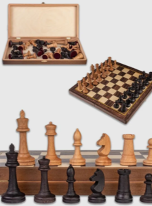 Шахматы Гроссмейстер №5, без утяжеления, доска 37х37 см