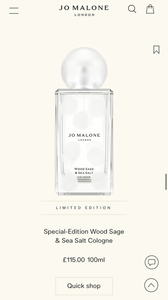 Jo Malone Salt в лимитированном флаконе