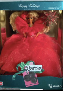 Happy holidays barbie 1990