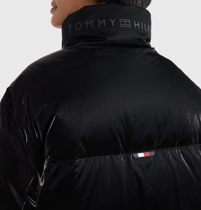 Tommy Hilfiger Black Metallic Anorak